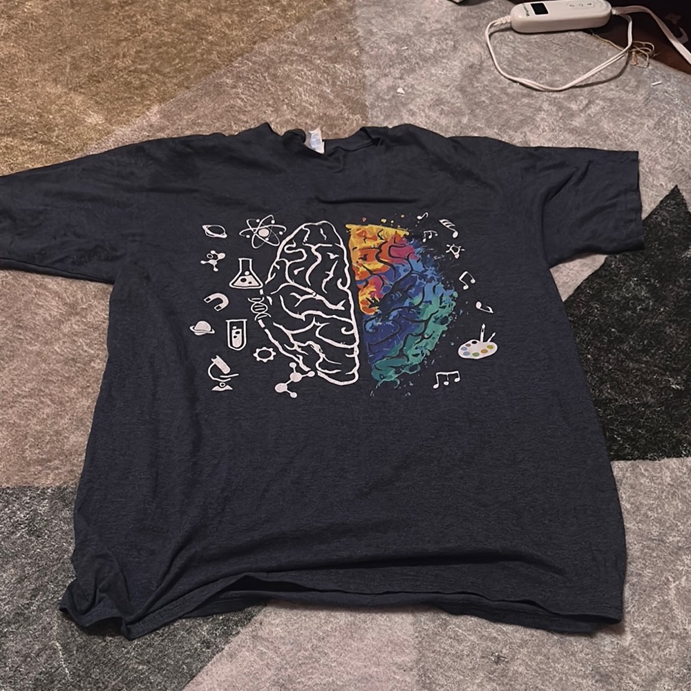Port and Company Charcoal Graphic Tee